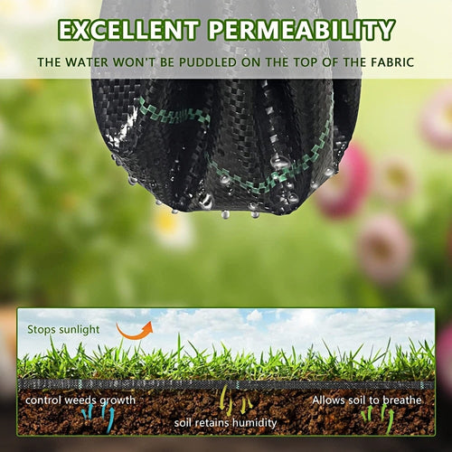 Professional Grade Weed Barrier Fabric – Heavy Duty, Breathable, UV-Resistant