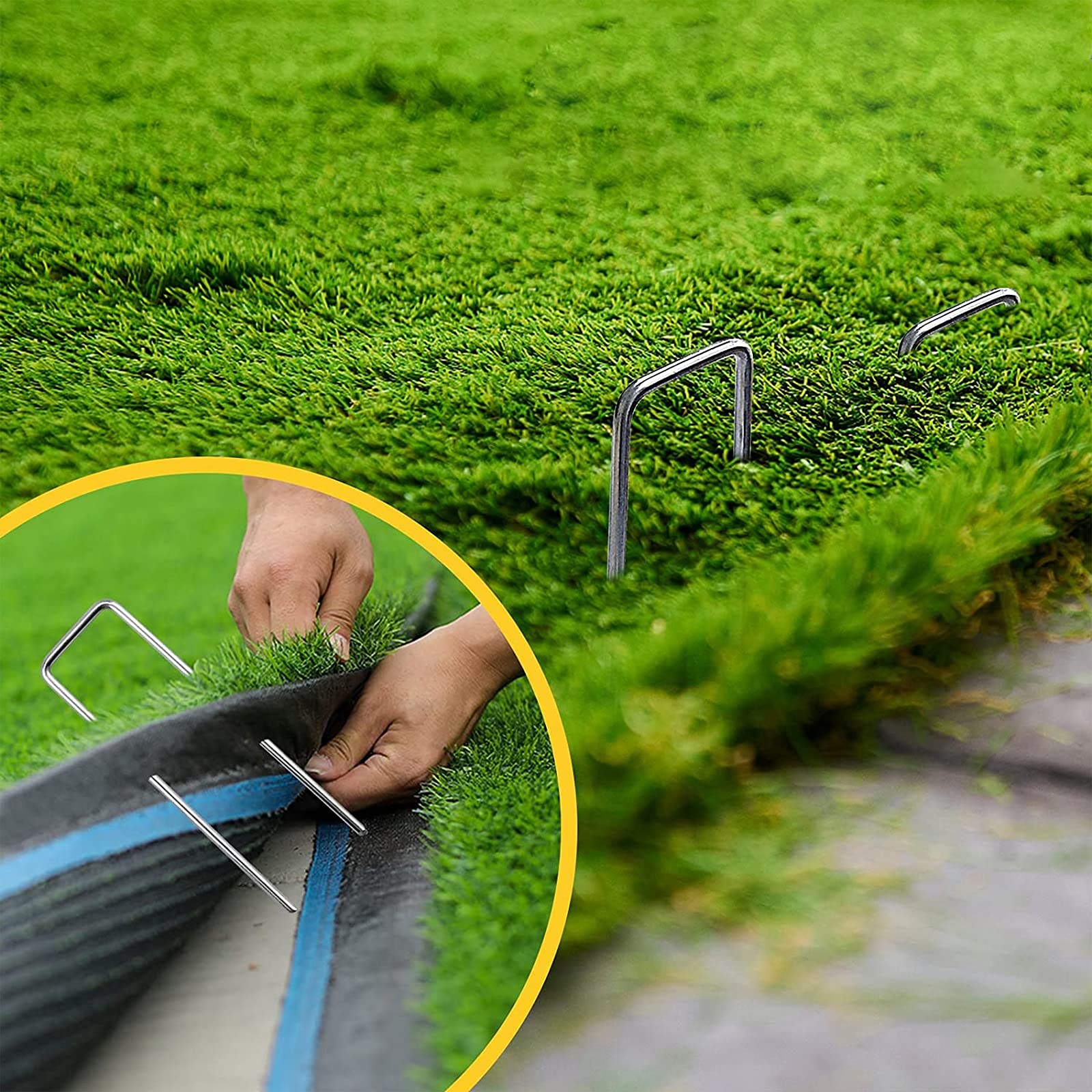 🌱 Heavy Duty Landscape Fabric Staples