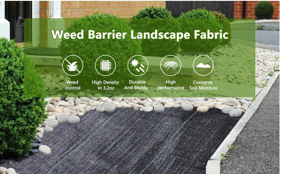 Professional Grade Weed Barrier Fabric – Heavy Duty, Breathable, UV-Resistant